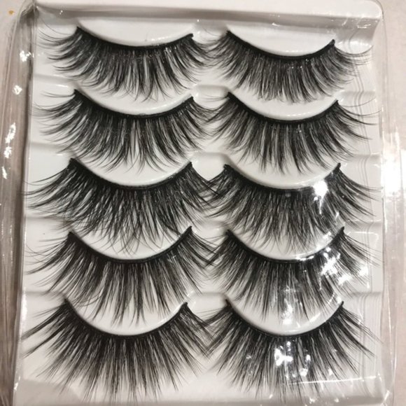 NEW!! WISPY FALSE LASHES 5 PAIR - Picture 3 of 3